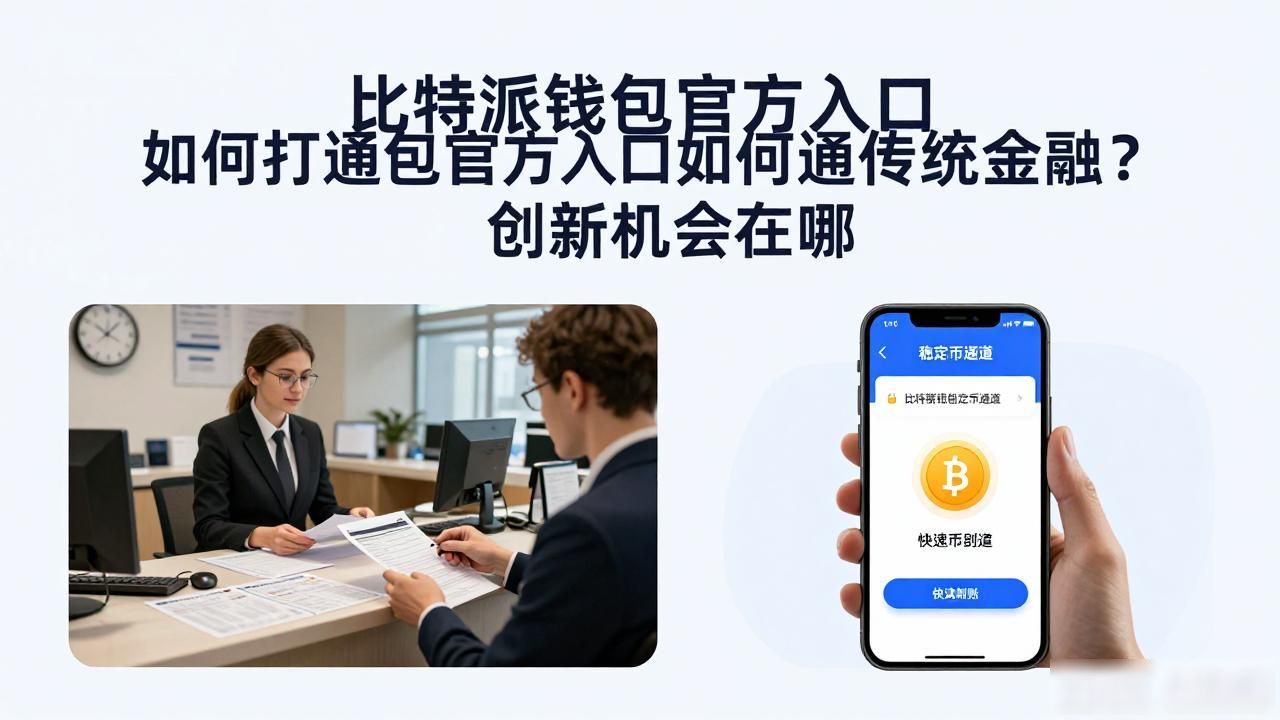 比特派钱包官方入口与传统金融的结合与创新机会_连接加密世界与传统金融_比特派钱包官方入口
