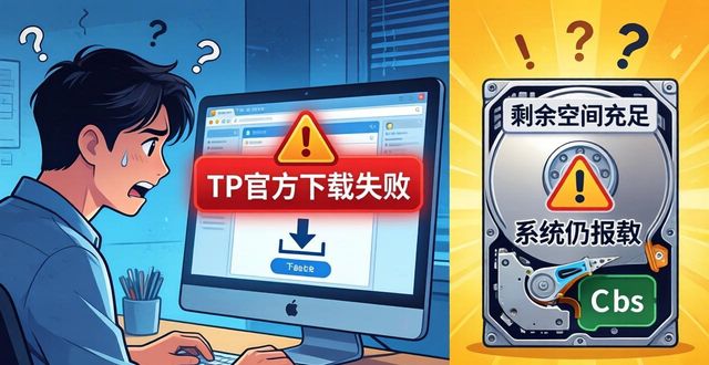 TP官方下载失败？这3个异常最常见