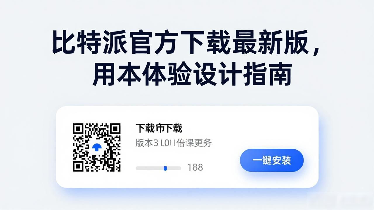 比特派安装体验优化_比特派下载页面设计_如何在比特派官方下载最新版中设计用户体验?