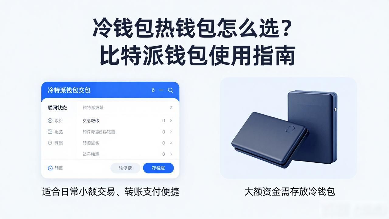冷钱包与热钱包的使用目的：比特派钱包探讨_加密货币钱包选择_比特派钱包功能特点