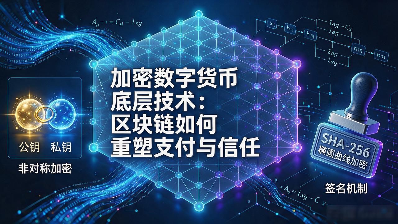 加密数字货币底层技术_加密货币底层技术核心突破_区块链技术重构数字领域规则