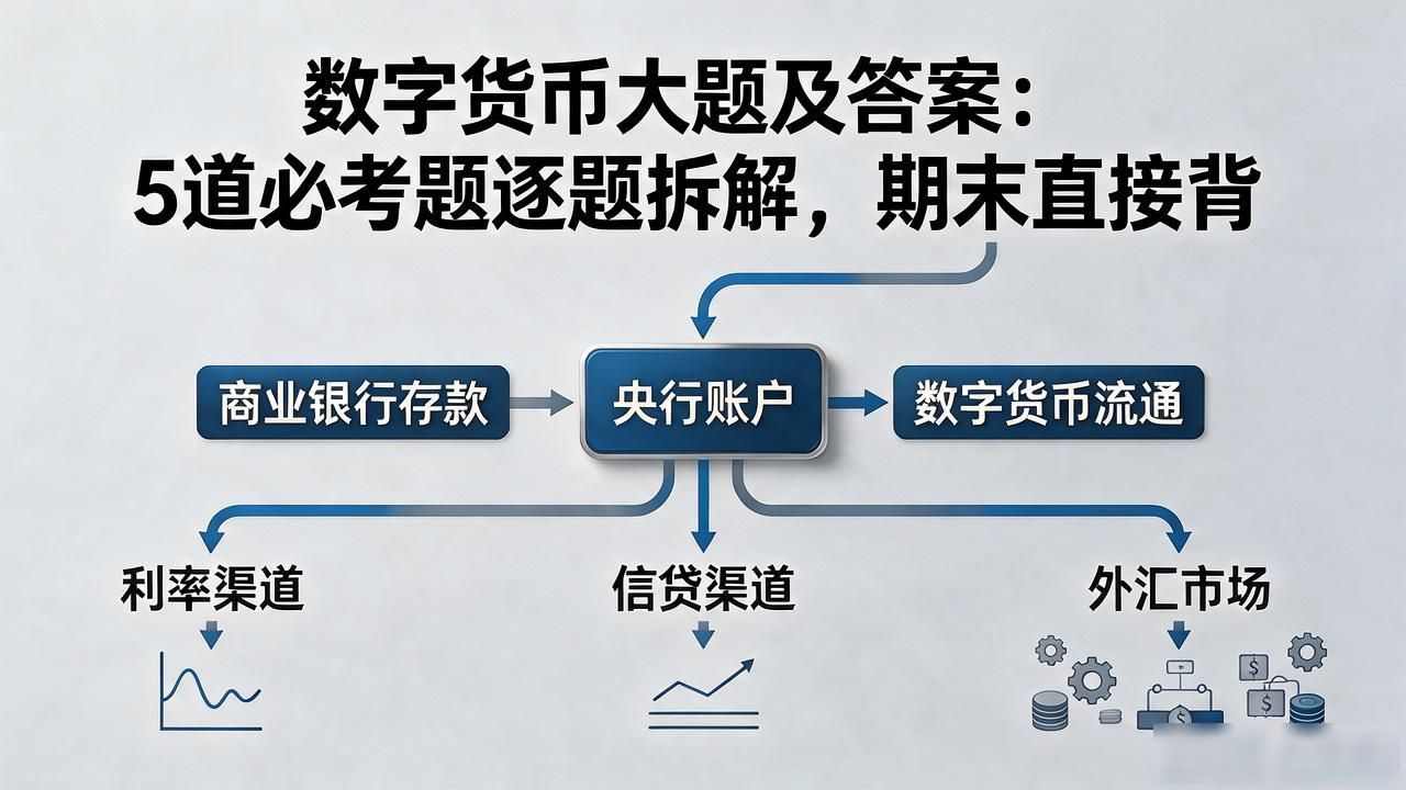 央行数字货币与传统电子货币区别答题框架_数字货币大题及答案_数字货币对货币政策传导机制影响分析