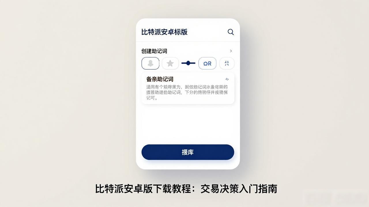 如何通过比特派安卓版下载参与交易决策？_安卓端比特派钱包下载与使用_比特派钱包助记词备份