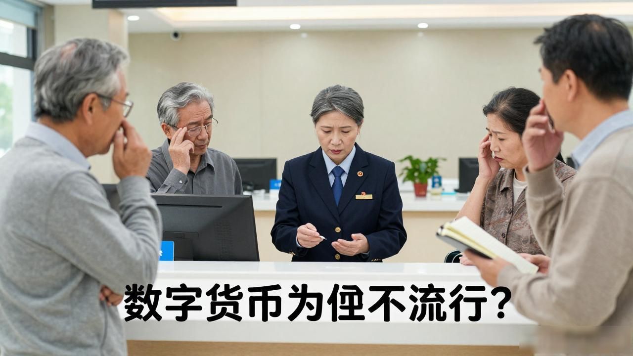 数字货币为什么不流行？我在银行柜台站了二十年，说点大实话