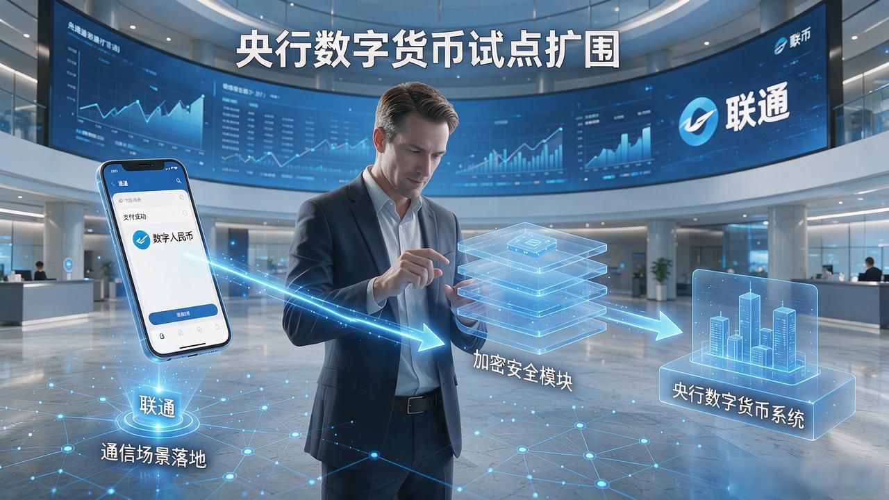 数字货币通信互联板块_数字货币联通板块_运营商数字人民币落地