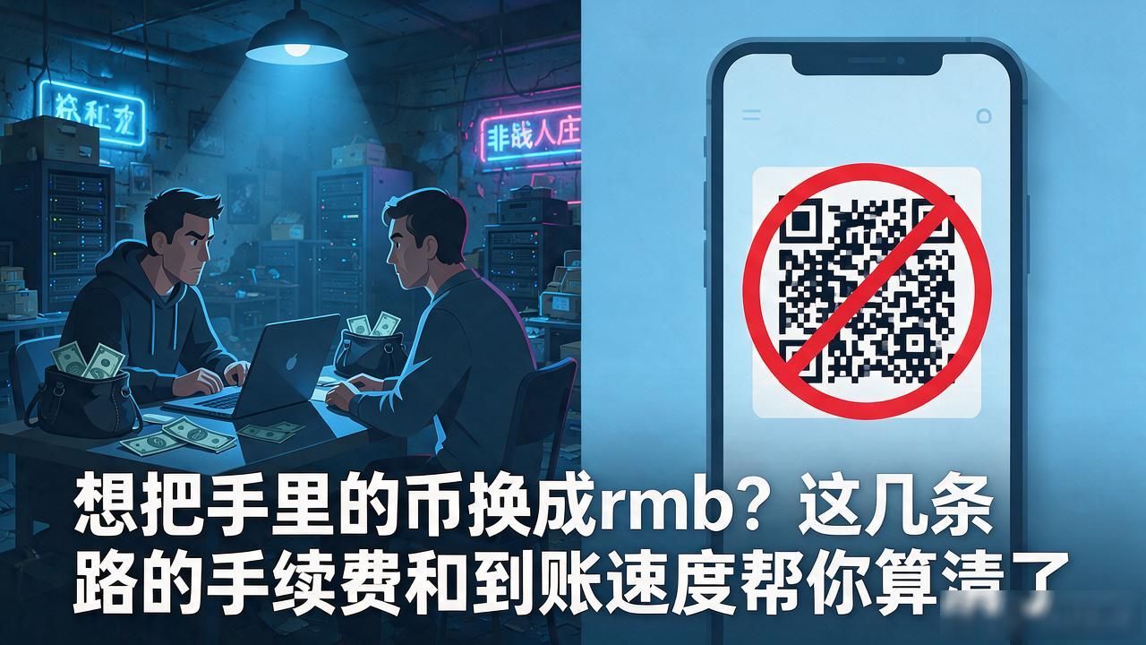 想把手里的币换成rmb？这几条路的手续费和到账速度帮你算清了