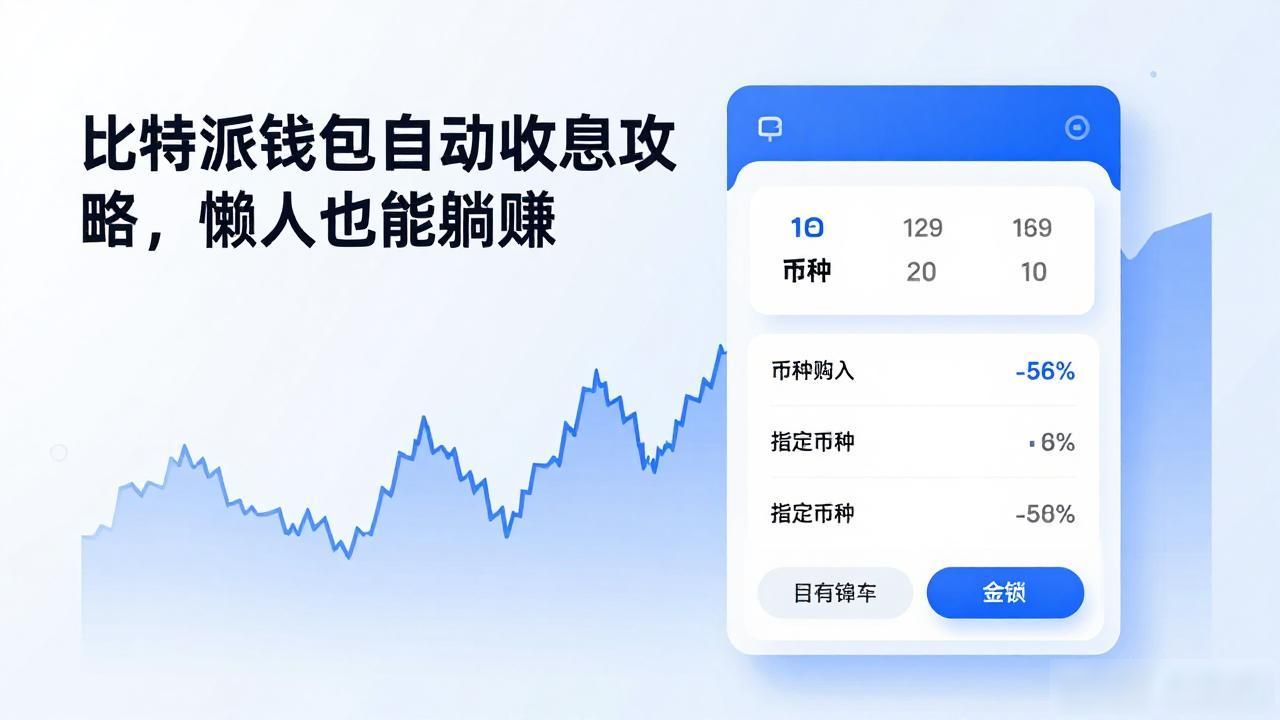比特派钱包自动收息攻略，懒人也能躺赚