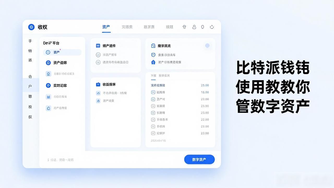 比特派教程_数字资产管理_如何通过比特派Bitpie使用教程增强财务管理