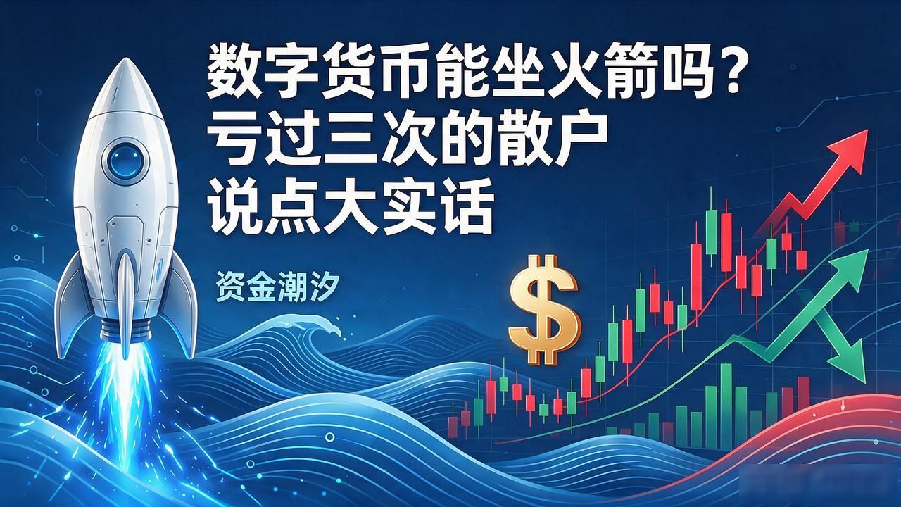 数字货币能坐火箭吗？亏过三次的散户说点大实话