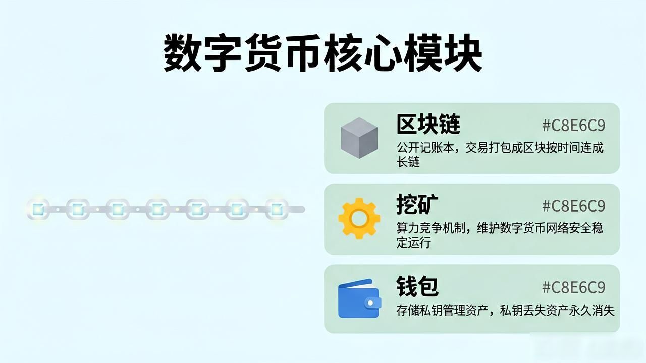 数字货币底层逻辑拆解 数字货币核心模块解析 数字货币市场风险规避_数字货币内侧图解