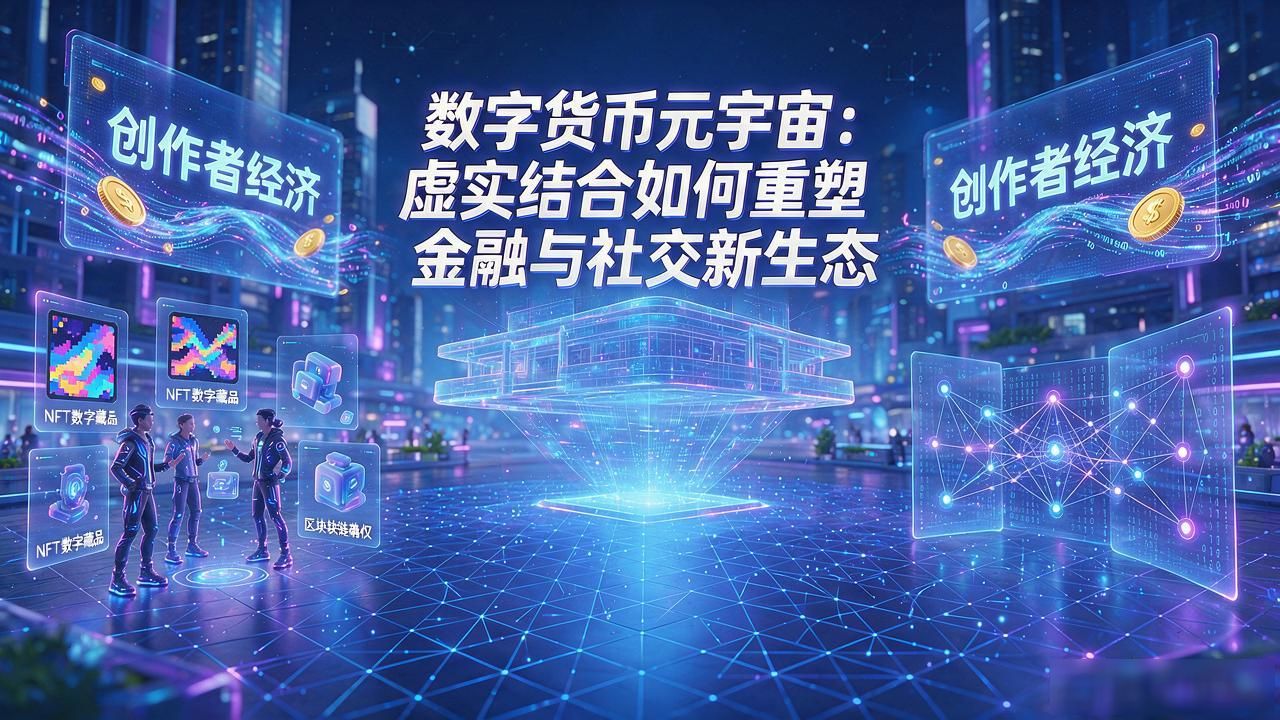 数字货币元宇宙：虚实结合如何重塑金融与社交新生态
