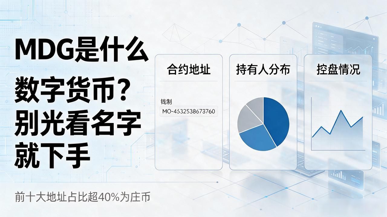 MDG是什么数字货币？别光看名字就下手