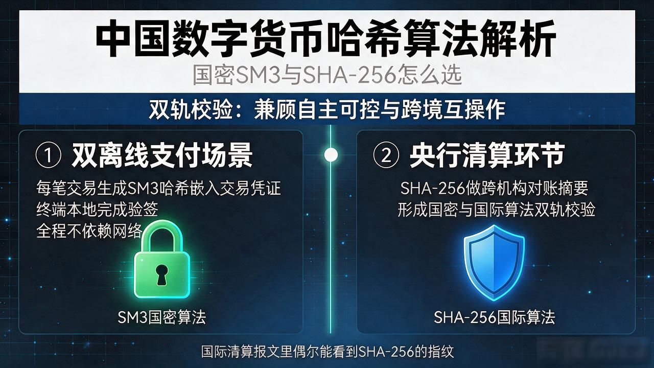 中国数字货币哈希算法_国密SM3与SHA-256应用_数字人民币SM3哈希算法