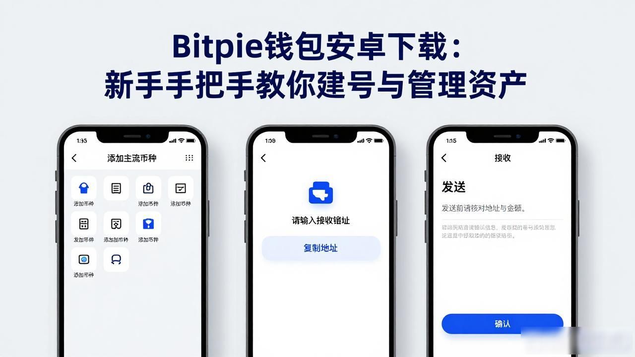 Bitpie钱包安卓下载：新手手把手教你建号与管理资产
