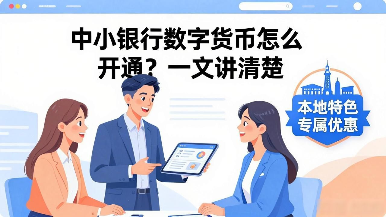 中小银行有数字货币_中小银行数字人民币业务_数字人民币中小银行服务