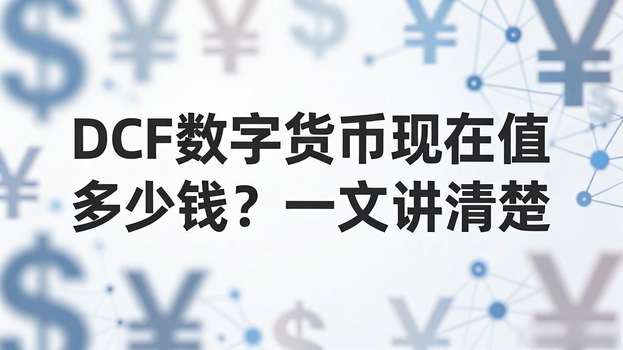 DCF数字货币是否适用现金流折现法_dcf数字货币多少钱_DCF数字货币与现金流折现法的区别