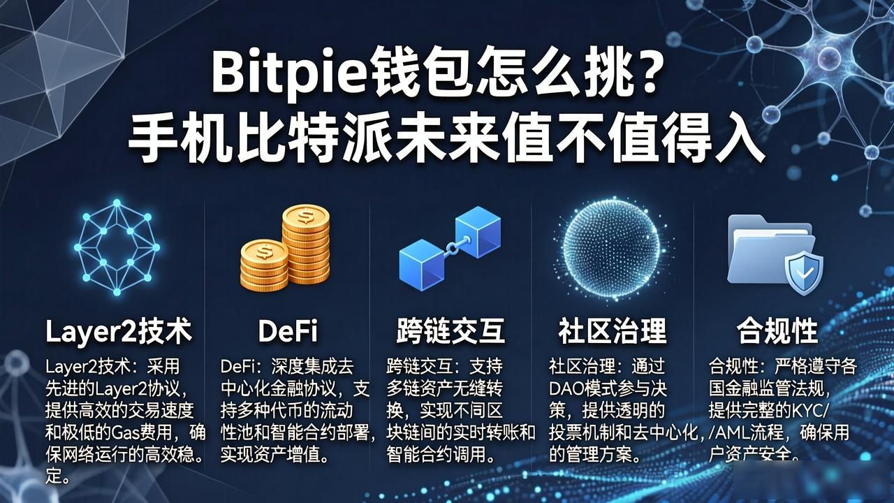 Bitpie钱包怎么挑？手机比特派未来值不值得入