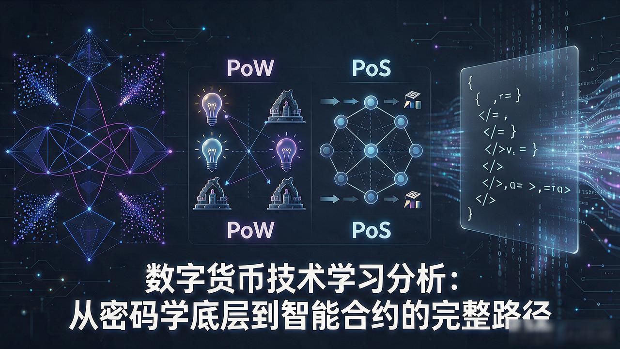数字货币技术学习顺序与深度建议_区块链密码学与共识算法入门指南_数字货币技术学习分析