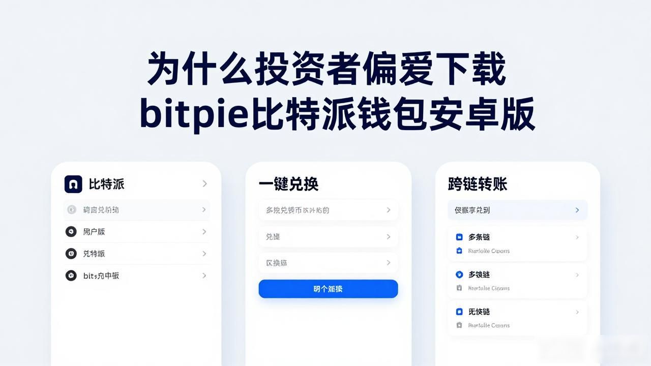 为什么投资者偏爱下载bitpie比特派钱包安卓版