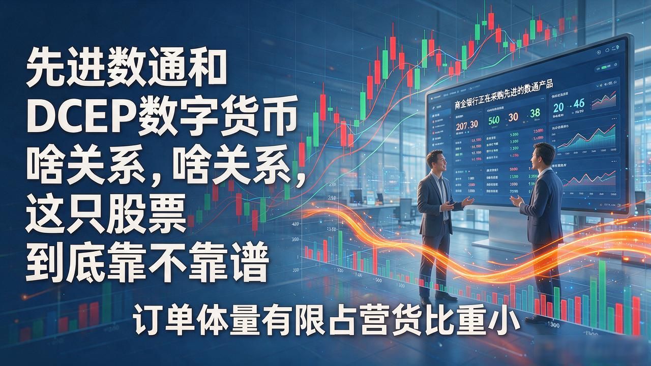 先进数通和DCEP数字货币啥关系，这只股票到底靠不靠谱
