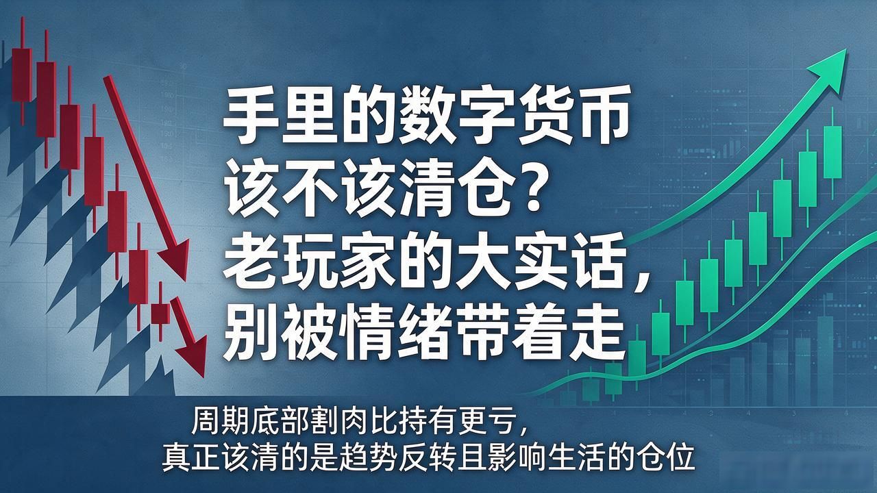 数字货币应该清仓么_清仓策略_玩币十年