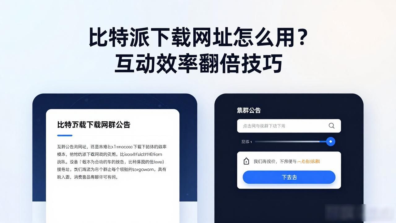 比特派下载链接优化_比特派功能页下载链接策略_如何通过比特派下载网址提升互动效率?