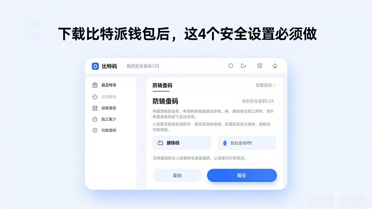 比特派钱包安全设置_下载比特派钱包后,需要注意的安全设置与管理技巧,确保用户无忧使用。_助记词手写保存