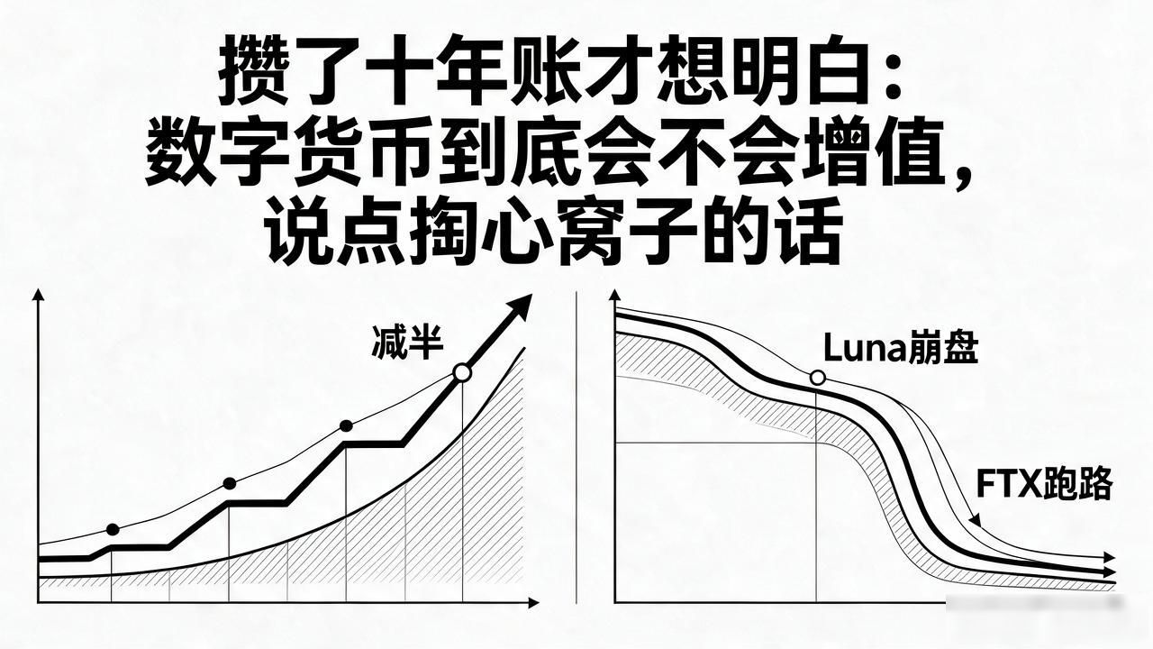 攒了十年账才想明白：数字货币到底会不会增值，说点掏心窝子的话