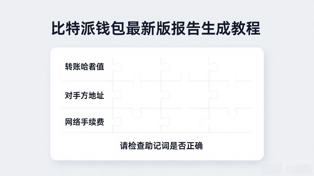 比特派钱包报告功能_如何使用比特派钱包最新版生成报告_交易明细资产变动收益统计