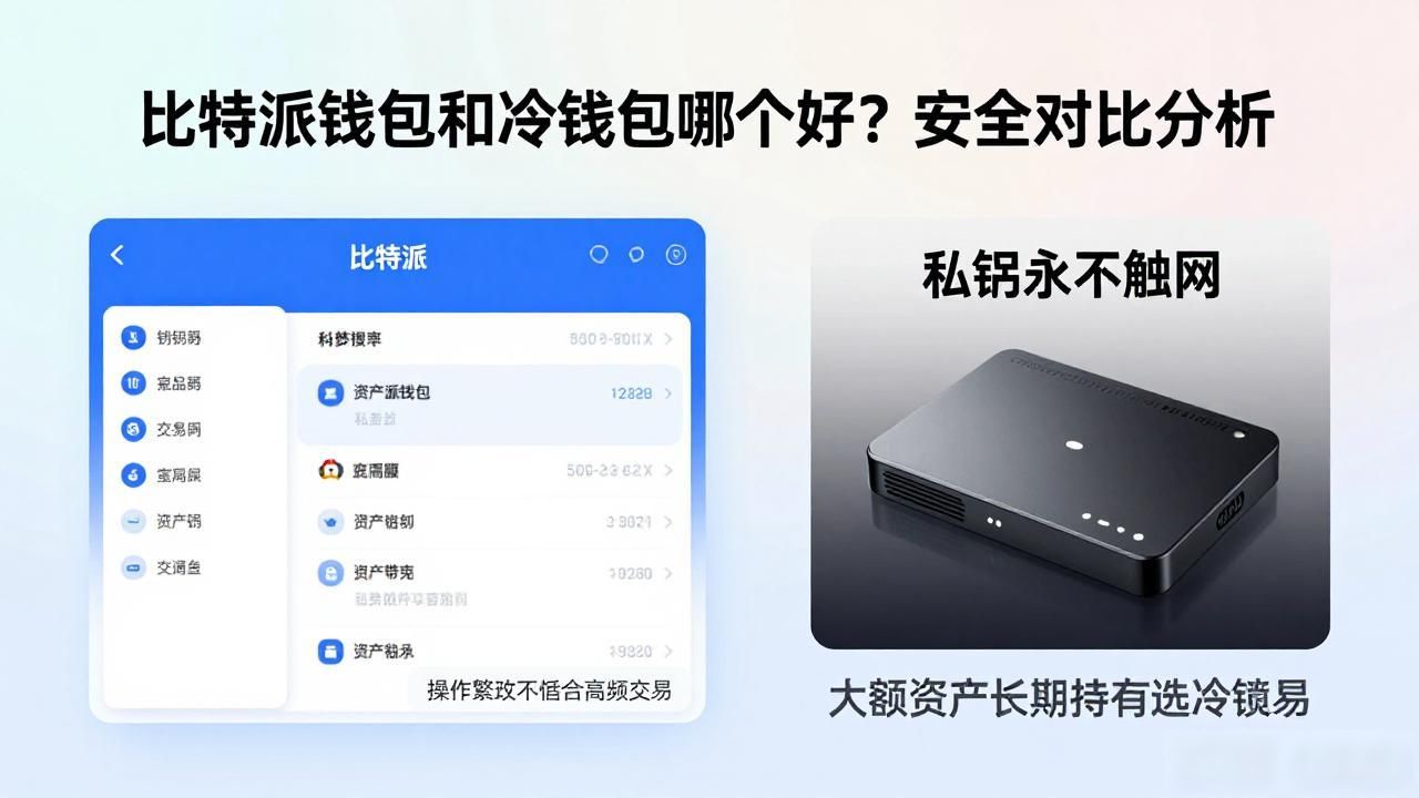比特派钱包与冷钱包对比_数字资产安全存储_比特派钱包与冷钱包的对照分析