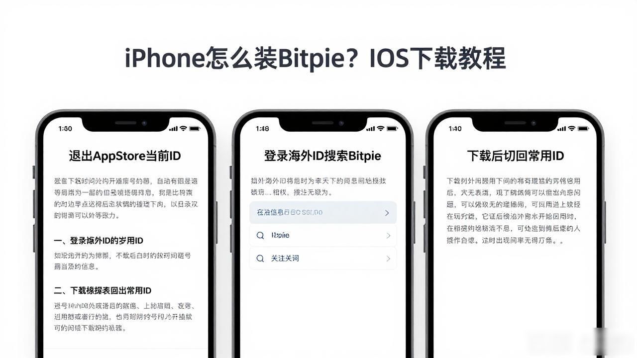 iPhone下载Bitpie钱包_如何在iOS设备上下载Bitpie:详细指南_海外Apple ID注册及使用