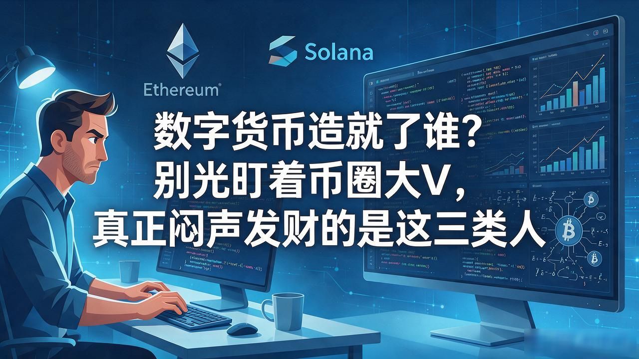 数字货币造就了谁？别光盯着币圈大V，真正闷声发财的是这三类人